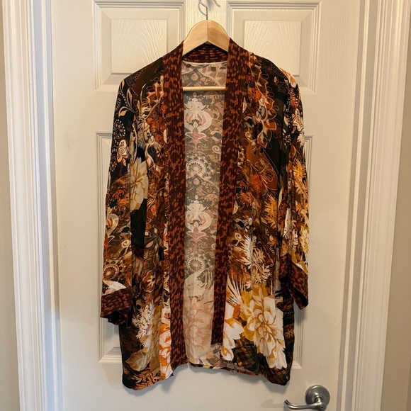 NWOT Soft Surroundings Ariah Kimono Cardigan L/XL Sized - Picture 2 of 5